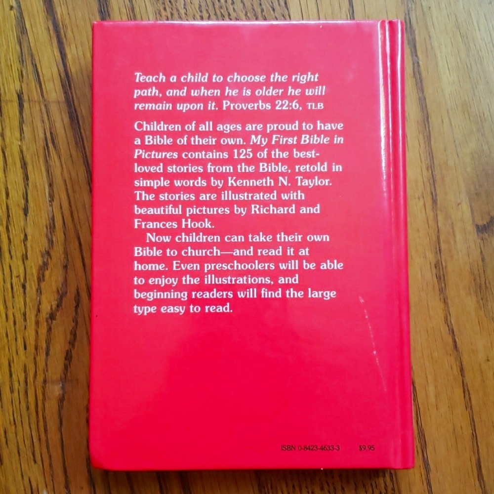 My First Bible In Pictures By Kenneth N. Taylor Hardcover Book - Picture 2 of 10